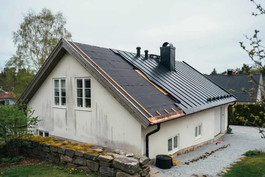 l glutande tak p villa vanliga misstag r tt material och l sningar som h ller